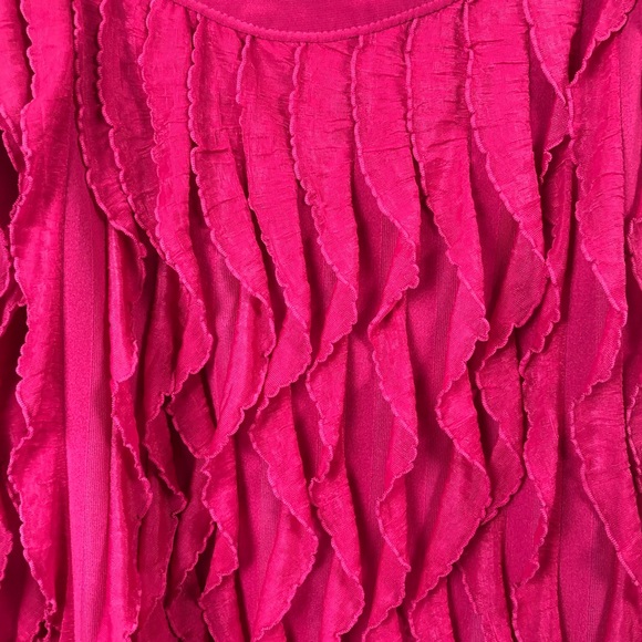 Cato Ruffled Short Sleeve Top - Picture 3 of 5